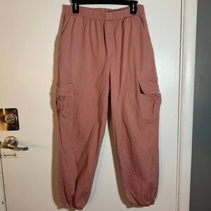 Pink Cargo Pants/Joggers